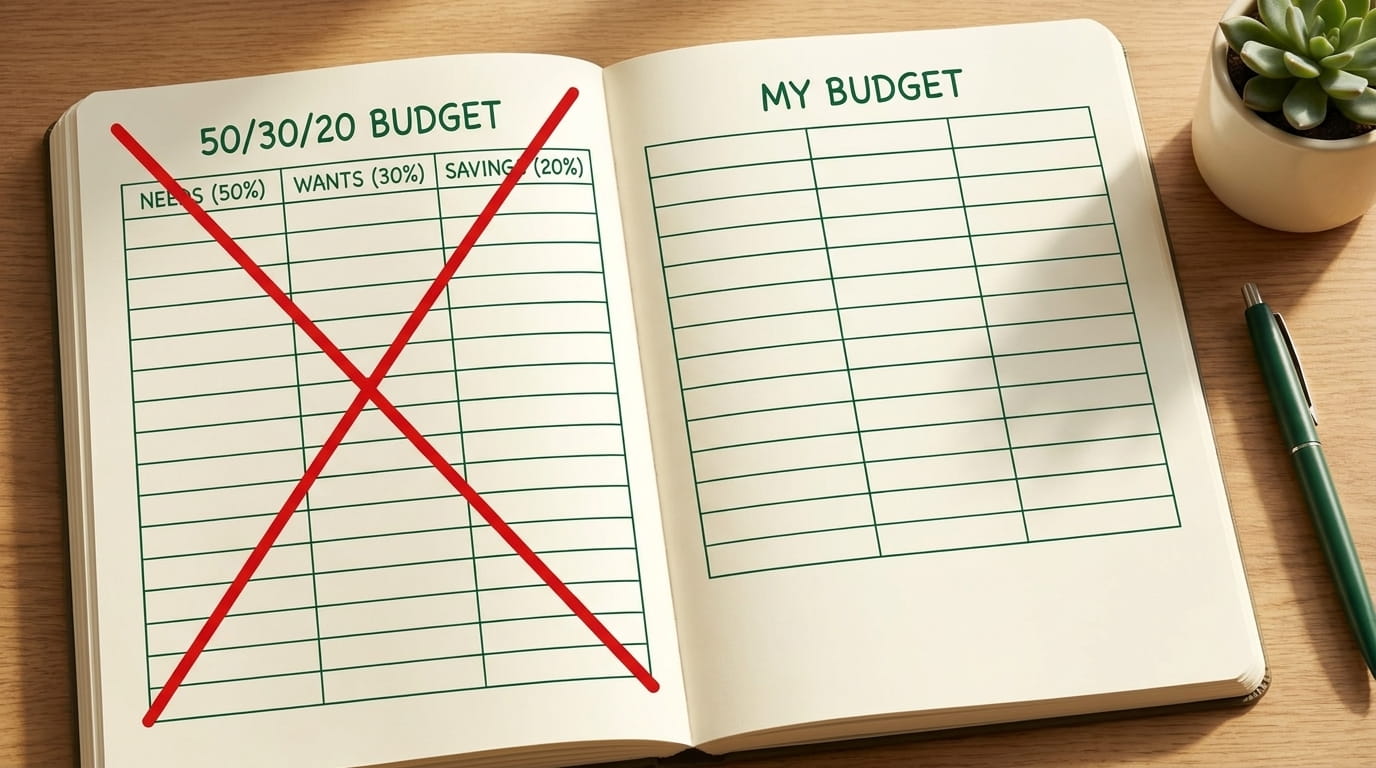 The 50/30/20 budget is broken — here's what I use instead